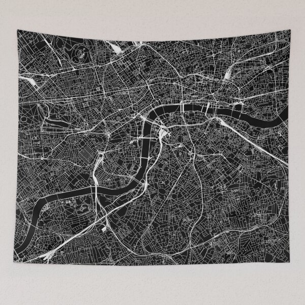 Item preview, London Black Map designed and sold by multiplicitymap.
