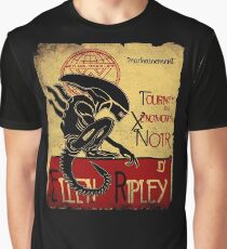 Tournee du Xenomorphe Noir Graphic T-Shirt