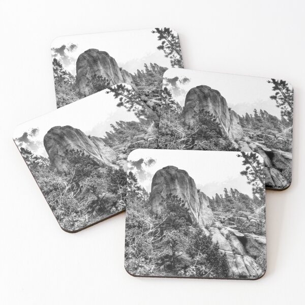 Item preview, Rocky Mountain in Black and White designed and sold by PilgrimProducts.