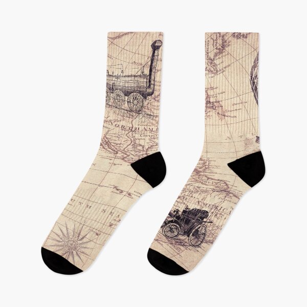 Item preview, Vintage, Retro map pattern, decorative designed and sold by cool-shirts.