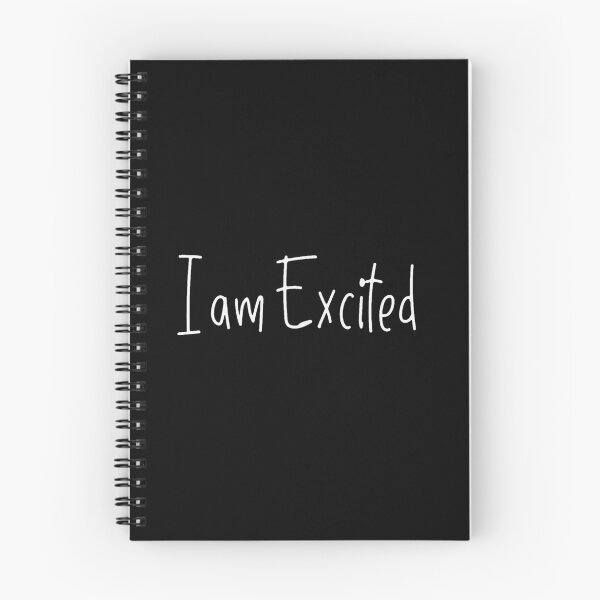 Item preview, I am Excited-BG designed and sold by ActRightToday.