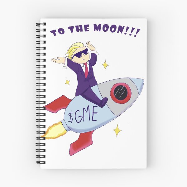 Item preview, Gamestop GME to the moon wallstreetbet designed and sold by Giddyfun.