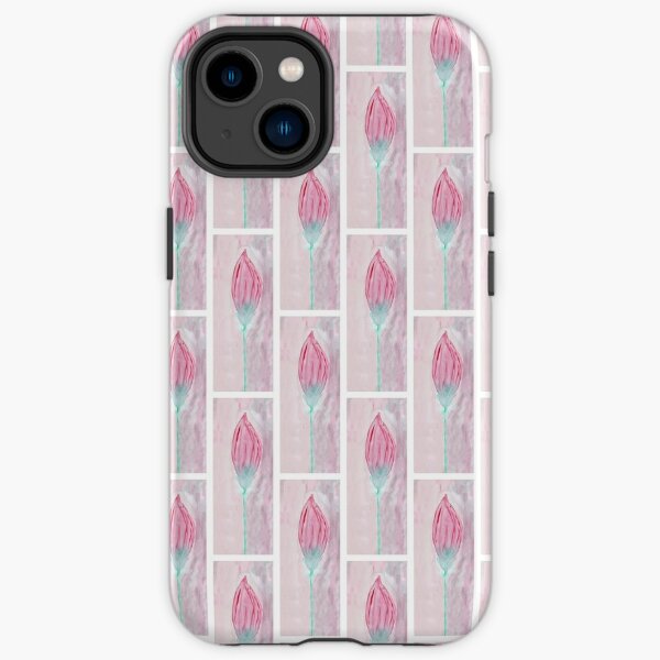 Pink Tulip Painting iPhone Tough Case