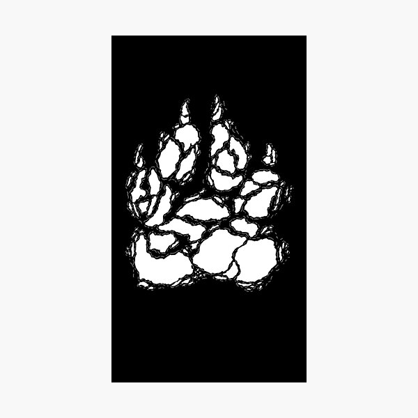 Wolf Paw, but Islands Photographic Print