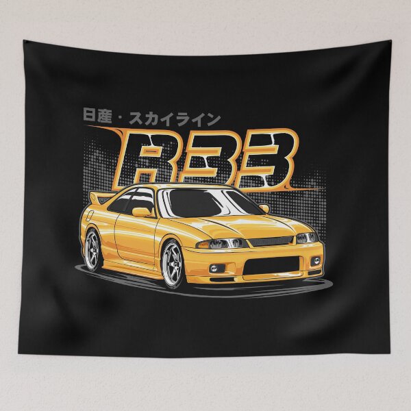 Item preview, Yellow Skyline GTR R33 designed and sold by idrdesign.