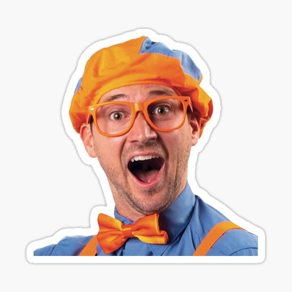 Blippi mudic kids imprescindible Pegatina