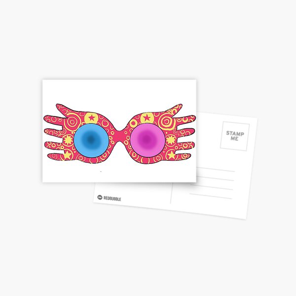 Lunas Brille Postkarte