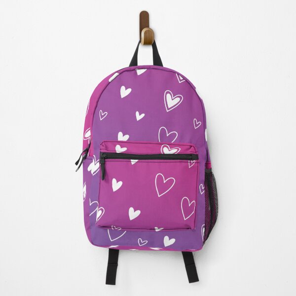 Item preview, Fuchsia Fairy Hearts Pattern designed and sold by PuddleofStars.
