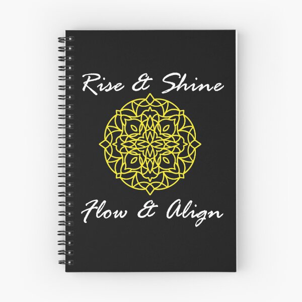 Item preview, Rise and Shine, Flow and Align, Yellow Mandala Design designed and sold by lmcvinco.