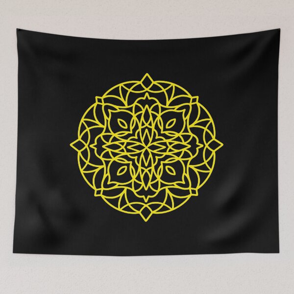 Item preview, Rise and Shine, Flow and Align, Yellow Mandala Design designed and sold by lmcvinco.