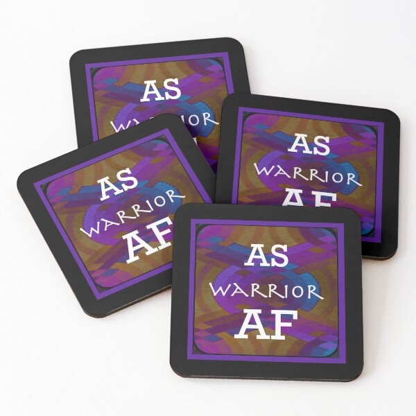 Item preview, AS Warrior AF Ankylosing Spondylitis Awareness designed and sold by ErinBrieArt.