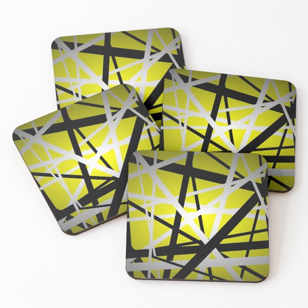 Item preview, van halen stripes yellow designed and sold by kamila  dorry.