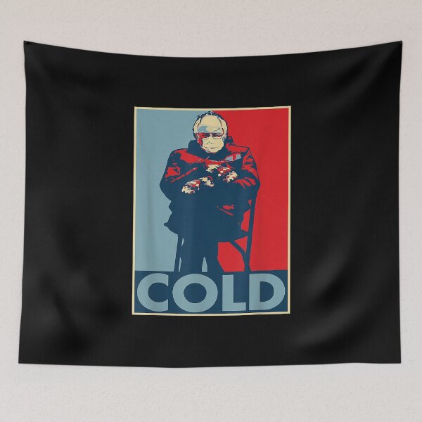 Item preview, BERNIE SANDERS COLD Bernie Mittens Funny Meme Inauguration designed and sold by parrishherrera.