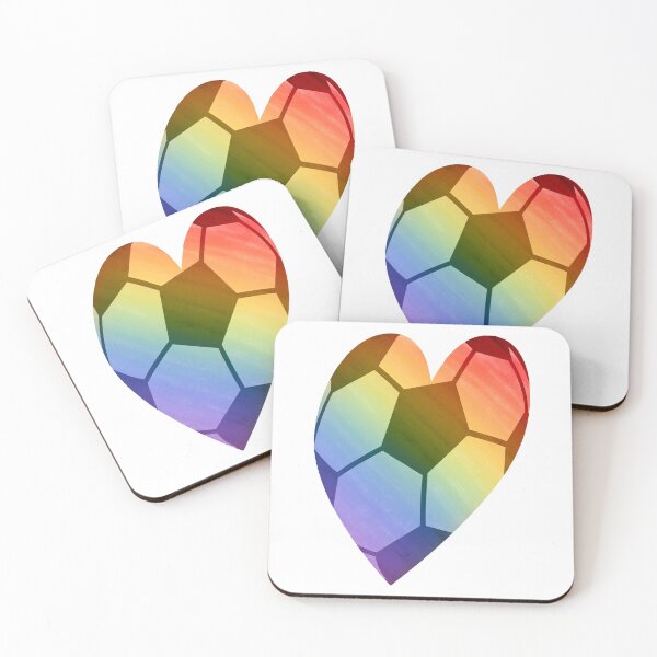 Item preview, Love Football (Rainbow) designed and sold by CreedsCreations.