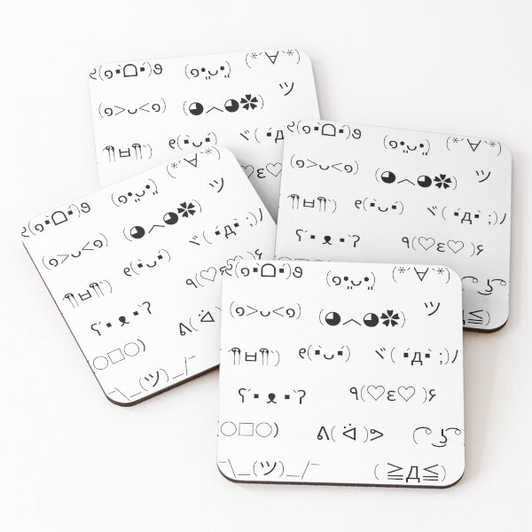Item preview, Japanese Smiley Face Happy Sad Angry Text Kaomojis Emoticons Sticker Pack designed and sold by yumiso.