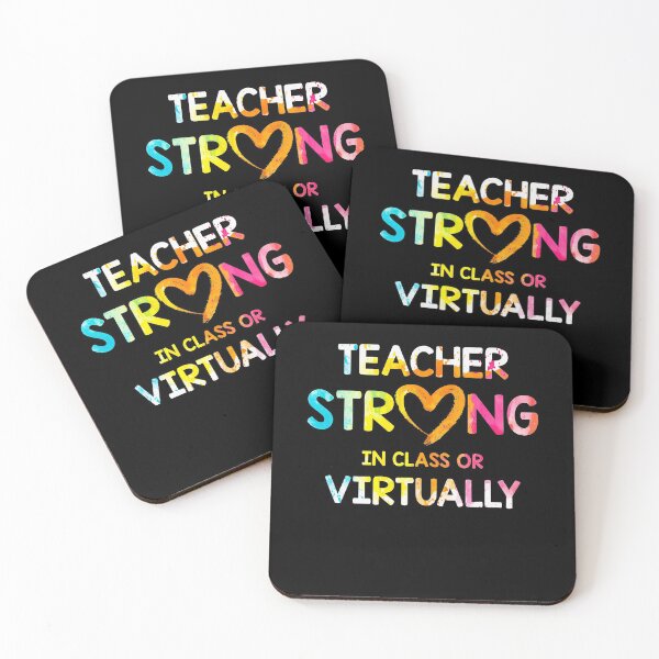 Item preview, Teacher Strong In Class Or Virtually Gradient designed and sold by BaseStore.
