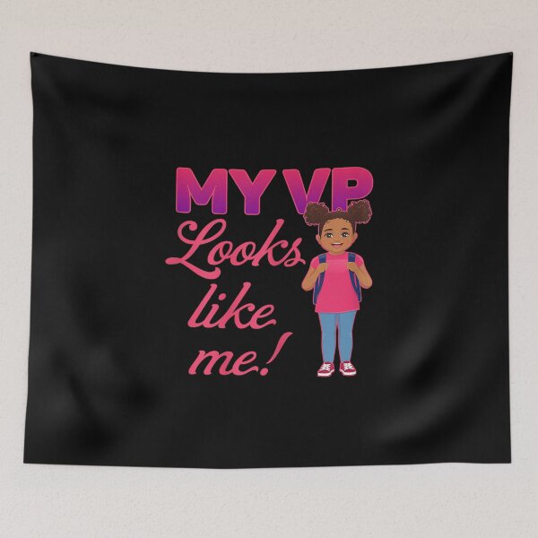 Item preview, Black Back Girl - My VP Looks Like Me designed and sold by parrishherrera.