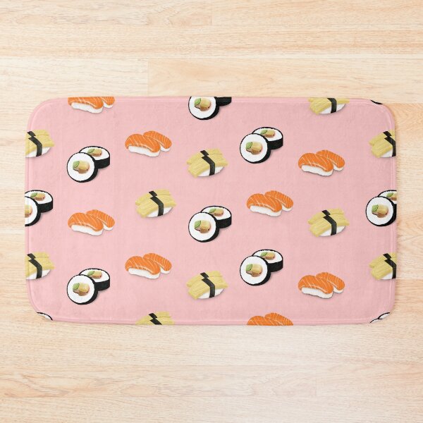 Item preview, All the Sushi, All the Time! (Pink) designed and sold by Ginsang Creative.
