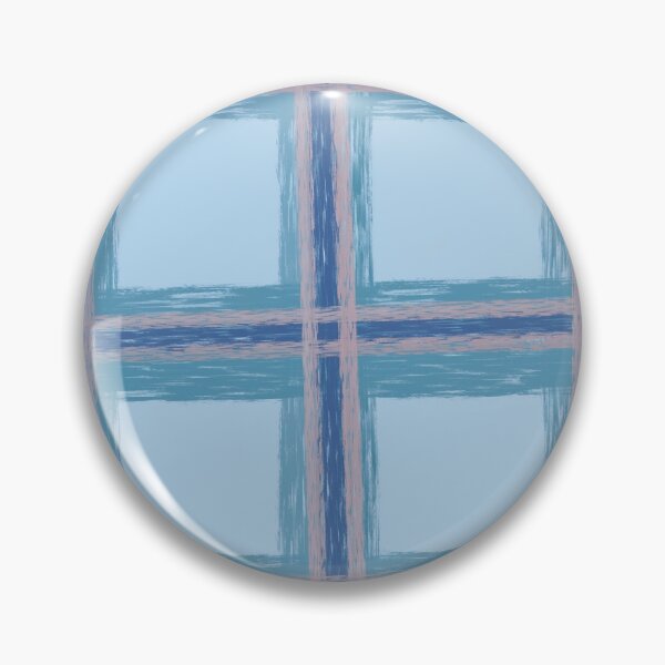 Item preview, Blue Off Kilter Painted Plaid  designed and sold by fancysarah.