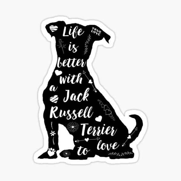 Item preview, Life Is Better with a Jack Russell Terrier to Love designed and sold by vslod.