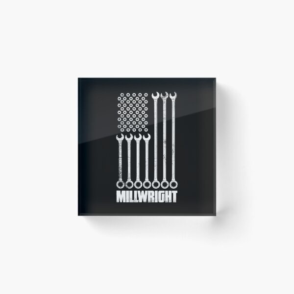 Item preview, Millwright American Flag Gift designed and sold by RhodiStore.