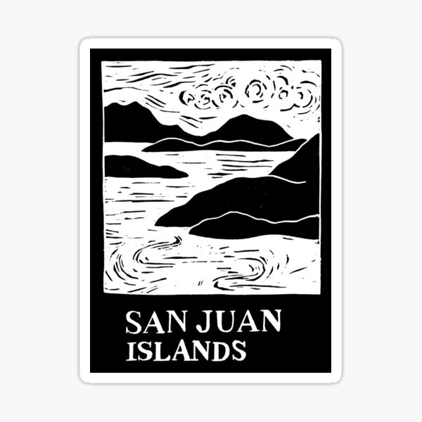 San Juan Islands Washington USA Sticker