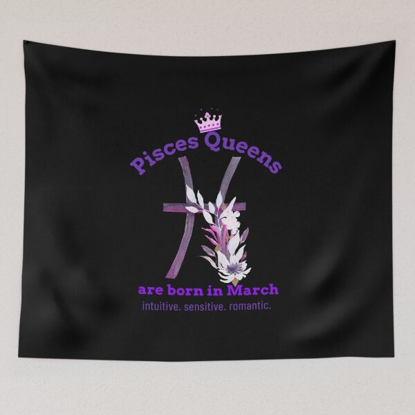 Item preview, Pisces zodiac sign, Pisces Traits, positive, queen are born in March, March birthday designed and sold by cathelkav.