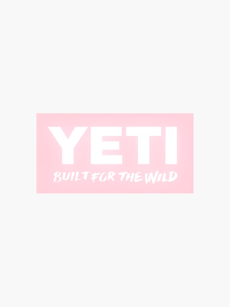 Ice Pink Yeti Sticker Art Board Print for Sale by brookehend