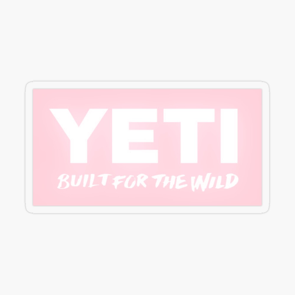 Ice Pink Yeti Sticker Sticker for Sale by brookehend