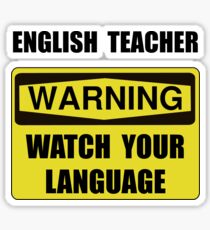 English Teacher Sticker