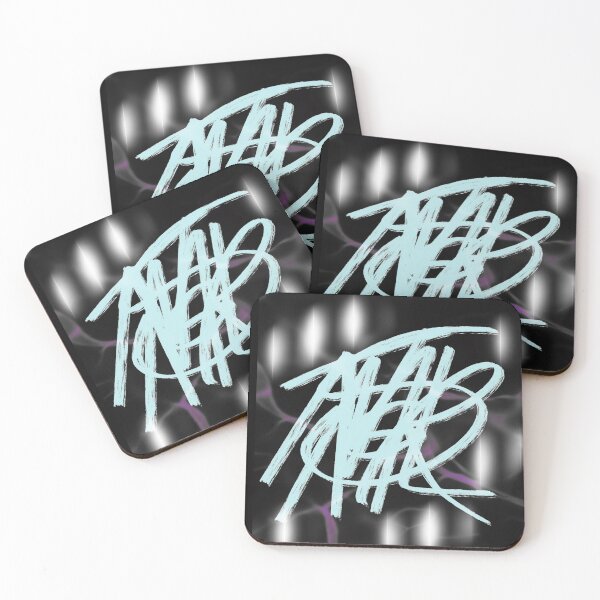 Item preview, Blue Lavender Neon Graffiti Lines designed and sold by frankie5368.