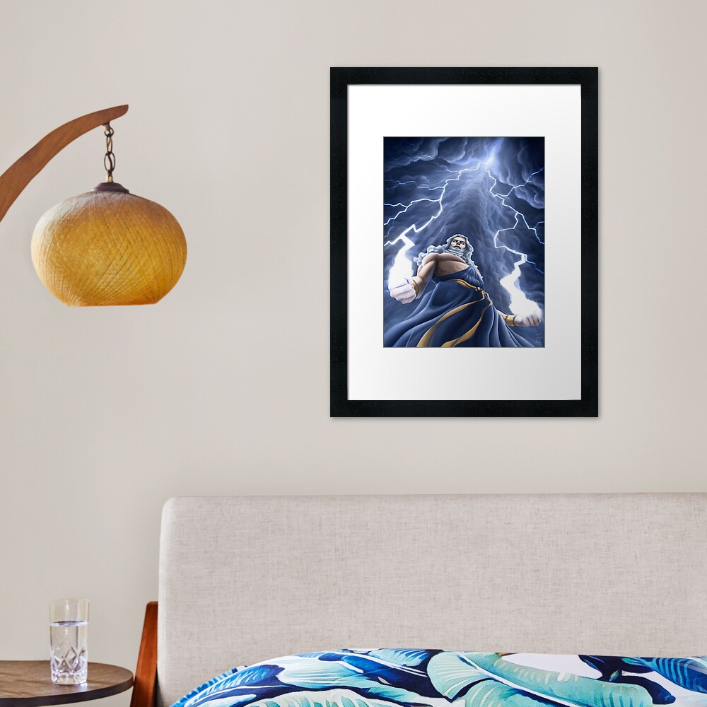 Zeus Unlimited Framed Art Print