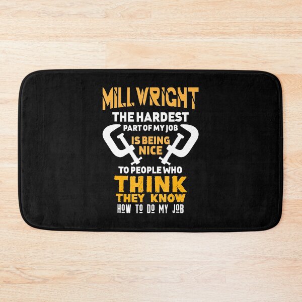 Item preview, Funny Millwright The Hardest Part Gift designed and sold by RhodiStore.