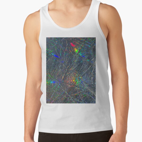 Holographic Web Tank Top