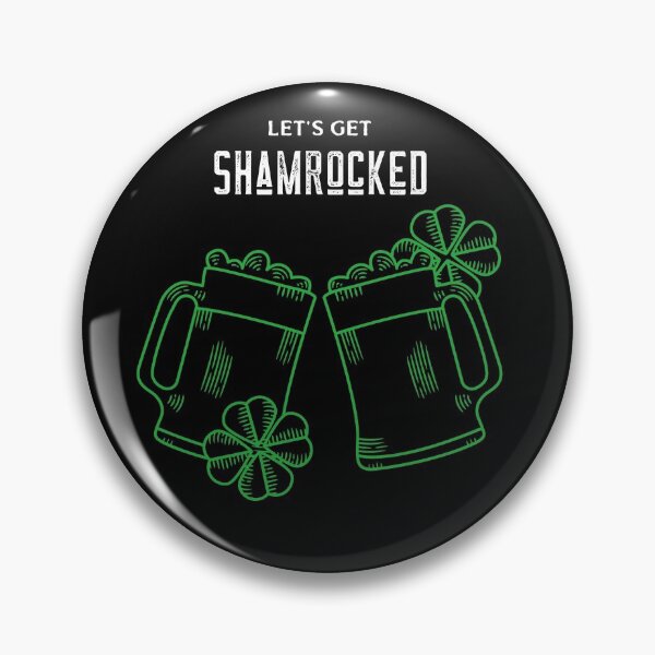 Item preview, lets get shamrocked, st patricks day, shamrocked, irish, clover, drinking shirt designed and sold by cathelkav.