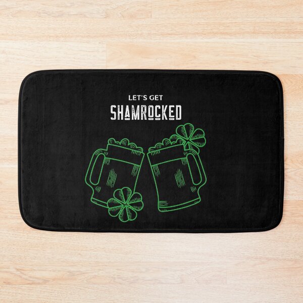 Item preview, lets get shamrocked, st patricks day, shamrocked, irish, clover, drinking shirt designed and sold by cathelkav.