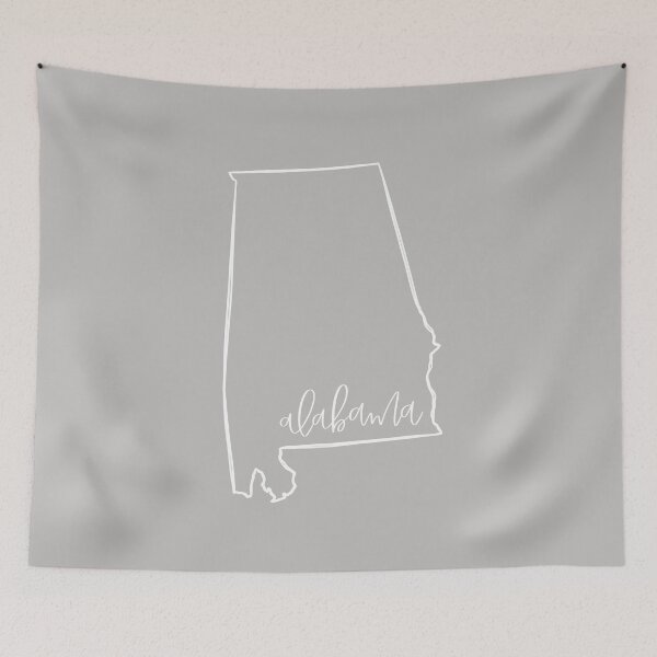 Item preview, Alabama State Outline designed and sold by ahandsomecarrot.