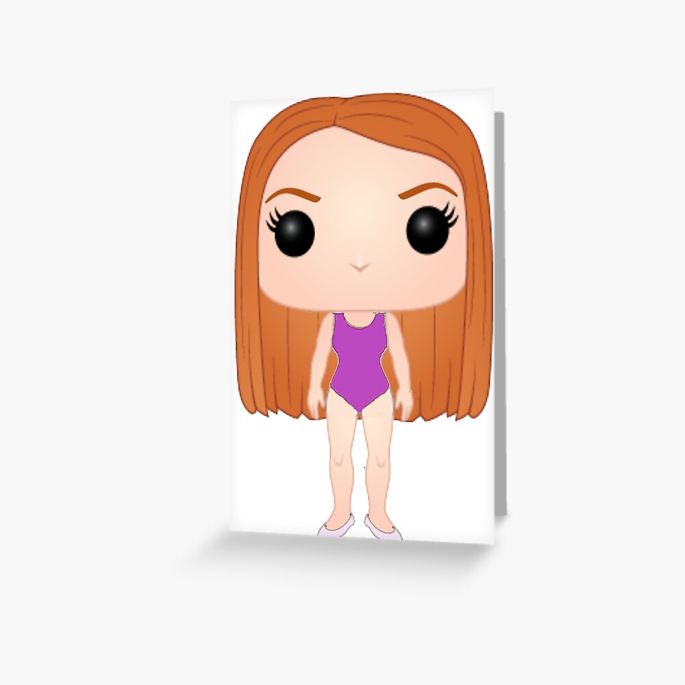 "A Chorus Line Judy Turner Custom Funko POP" Greeting Card by