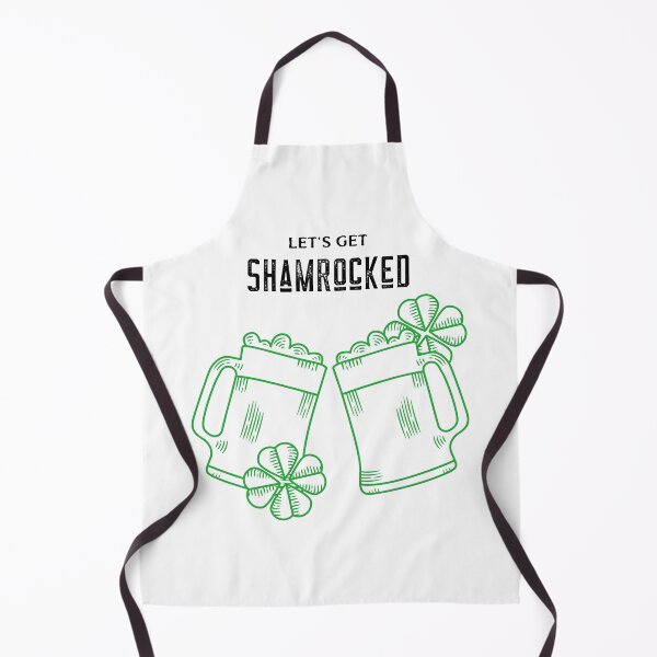 Item preview, lets get shamrocked, st patricks day, shamrocked, irish, clover, drinking shirt designed and sold by cathelkav.
