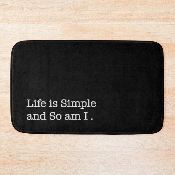 Item preview, Life is simple and so am i designed and sold by Ayujinar.