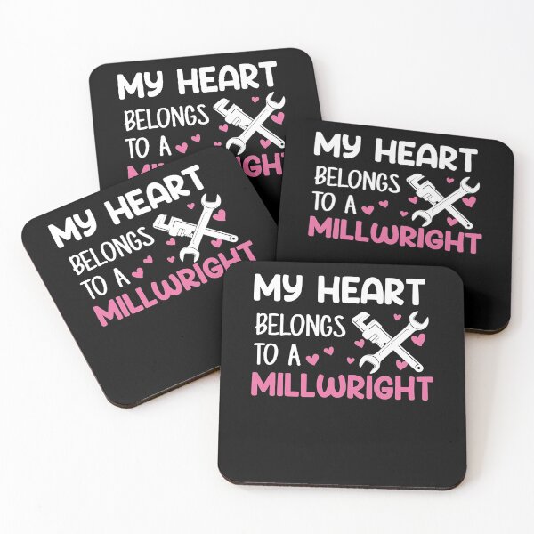 Item preview, My Heart Belongs To A Millwright Gifts designed and sold by RhodiStore.