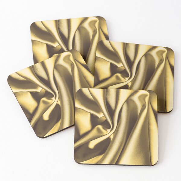 Item preview, Gorgeous golden silk fabric- fashion designed and sold by afrapaints.
