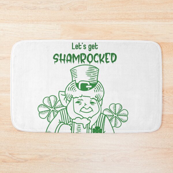 Item preview, lets get shamrocked, st patricks day, shamrocked, irish, clover, drinking shirt designed and sold by cathelkav.