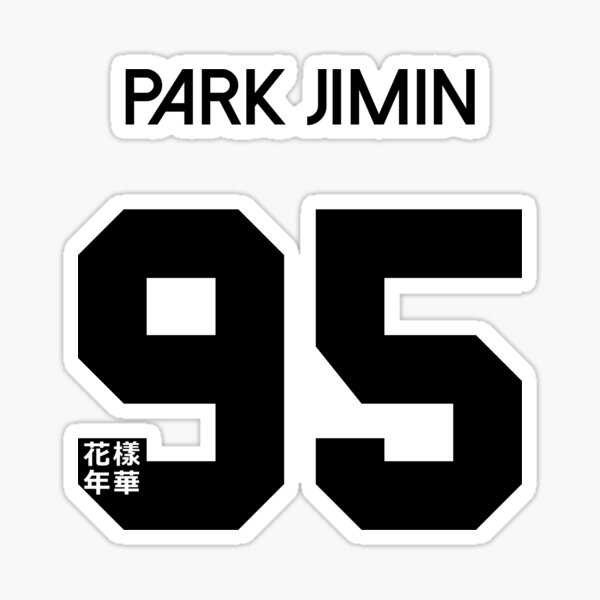 BTS Bangtan Boys Jimin 95 Army Merchandise Jersey Shirt Black Long