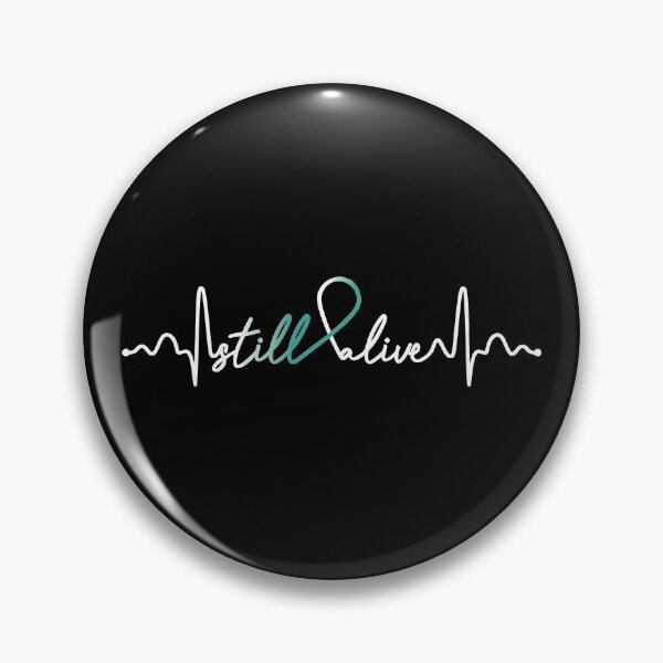 Item preview, Still Alive- Cervical Cancer Awareness Gifts for Women Cervical Cancer Support Ribbon designed and sold by Awarenessshop.