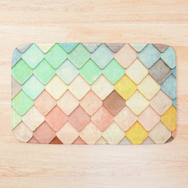 Item preview, Pastel brick pattern- colorful designed and sold by afrapaints.