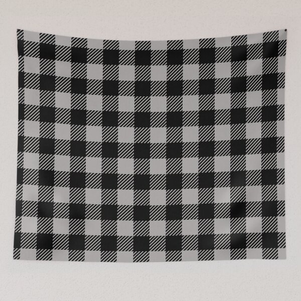 Item preview, Black and Gray Plaid Pattern - Buffalo Pattern designed and sold by JienChan26.
