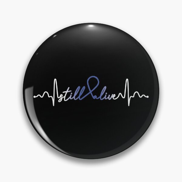 Item preview, Still Alive- Colon Cancer Awareness Gifts for Women Colon Cancer Support Ribbon designed and sold by Awarenessshop.