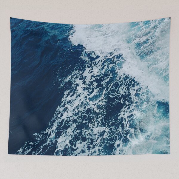 Item preview, Blue summer waves- beach designed and sold by afrapaints.