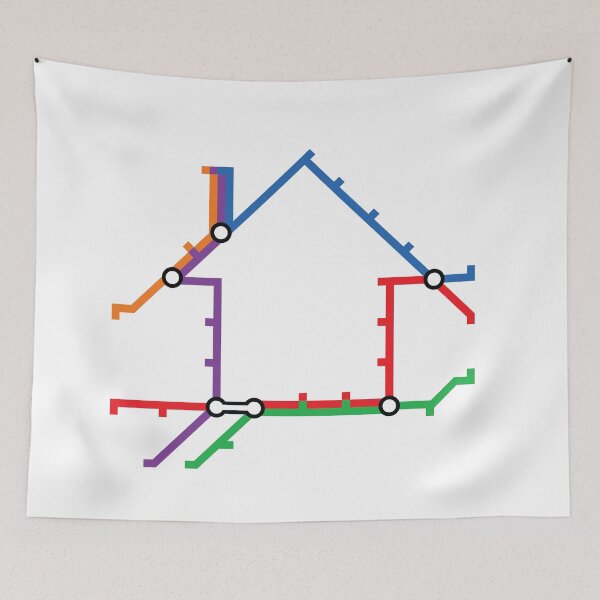 Item preview, Subway Map Home designed and sold by Steve Lovelace.